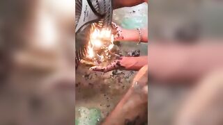 As Punishment, Guy Had Melted Plastic Poured Over His Hands 