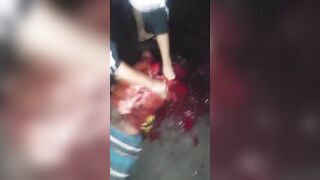 Guy Gets Eviscerated Like A Chicken And Heart Cut Out 