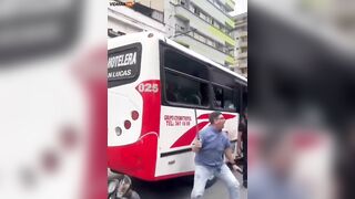 This Guy Picked The Wrong Bus Driver To Get Mad At - Video