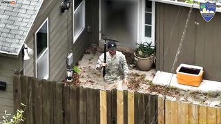 Man Points Airgun At Fence, Police Shoot A Real B