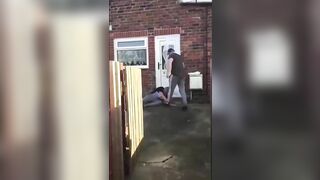 Guy Threw The Idiot Looking At Him Out Of The Garden