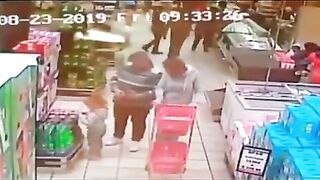 Woman Pushed Her Man After Entering Him