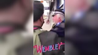 Senior Police Officer Harassed And Attacked By Punks