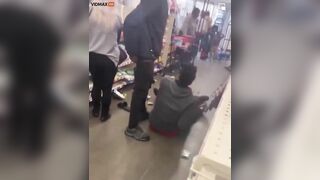 Family Dollar Store Employees Try To Arrest Shoplifters