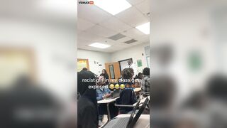 Student Gets Very Racist In Front Of Class - Video -