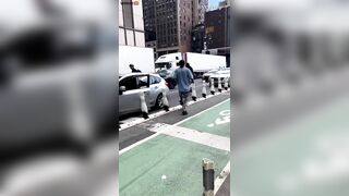 Manhattan Fender Bender Upgraded To Hammer Time As Drive