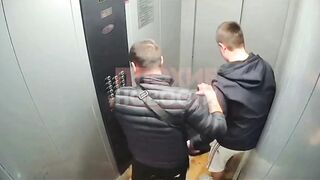 Fight In Elevator With Drunk Man. Russia 