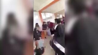 Horrifying Moment When Brawl Breaks Out At North Carolina High School