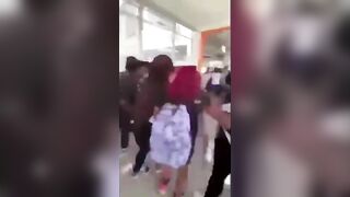 Horrifying Moment When Brawl Breaks Out At North Carolina High School