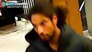 Horrifying Video Shows The Moment A Maniac Pushes A Man Into A House