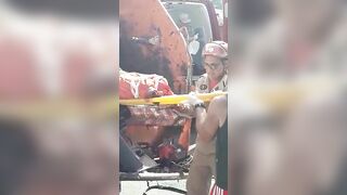 Garbage Truck Worker Subsequently Loses Legs