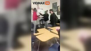 Georgia High School Teacher Beaten Bloody By Students - Video