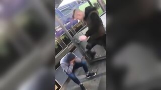 Guy Is Harassed At The Train Station