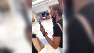 A Man Tried To Fight A Gay Man In A Mall