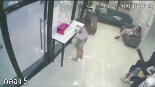 Guy Enters His Ex-wife's Workplace And