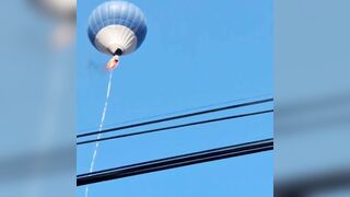 Mexican Hot Air Balloon Catches Fire Mid-air, Passenger J