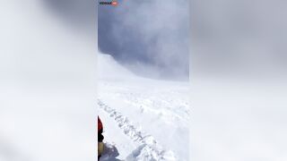 Huge Avalanche Hits Base Camp At Foot Of Himalayas In Nepal