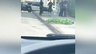 Crazy Fight With Mother Outside Home Depot In Los Angeles