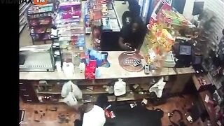 Crazy Video Shows Thug Shop Cashier Flipping Through Prices