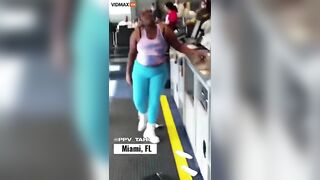 Crazy Woman Arrested After Throwing C At Miami Airport