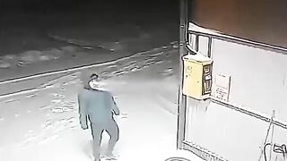 In Tardykorgan, Kazakhstan, A Madman Tried To Steal Cash