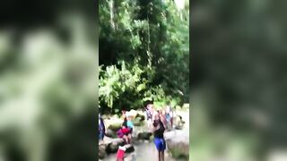 Jumping From The Waterfall Went Wrong!