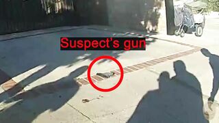 LAPD Officer Shoots Suspect Who Pointed Gun At Him During Shootout (1)