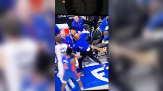 Little Bitch Orlando Magic Player Slams Pistons