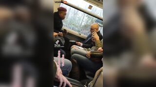 Man Asks Woman To Take Her Feet Off Seat On Train