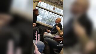 Man Asks Woman To Take Her Feet Off Seat On Train