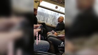 Man Asks Woman To Take Her Feet Off Seat On Train