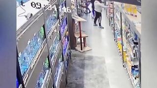 Man Caught On Video Surveillance Sniffing Woman's Butt At Pet Store