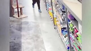 Man Caught On Video Surveillance Sniffing Woman's Butt At Pet Store