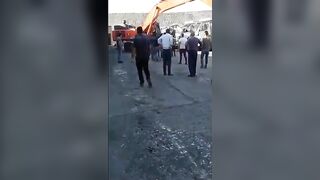 Man Destroys 5 Trucks With Excavator After Uncle Refuses