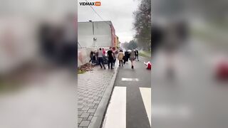 Man Dressed As Santa Claus In Croatia Was Brutally Kicked In The Head - Vi