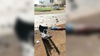 Man Hit To Pieces By Car 