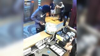 Man Steals Tip Jar From Strip Club - Video - VidMax.com