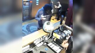 Man Steals Tip Jar From Strip Club - Video - VidMax.com