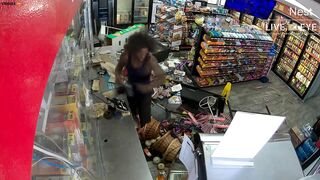 Man Completely Destroys FavTrip Gas Station After Being Asked If T