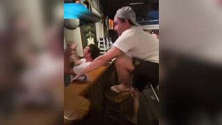 Tennessee W After Game, Man Tried To Rip TV Off Bar Wall