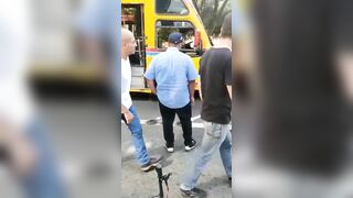 Man Fell Under Bus After Riding Motorcycle