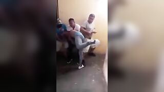 The Man Then Received A Harsh Welcome In Jail