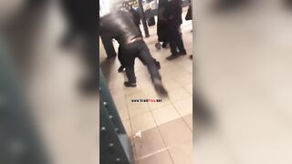 Man Beaten And Thrown On Subway