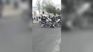 Man Deliberately Run Over By Police