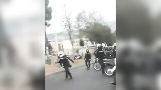 Man Deliberately Run Over By Police