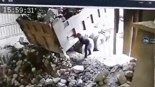 Man Dies After Crashing Into Huge Concrete Boulder