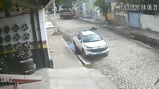 Man In Brazil Run Over By His Own Truck