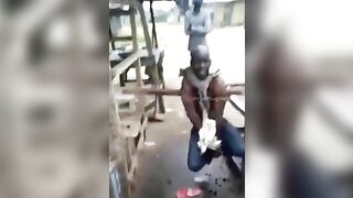 Man Tied To Device And Beaten