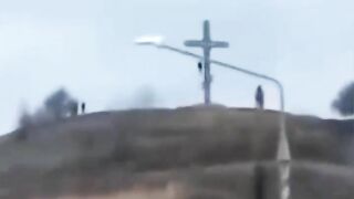 A Man Was Found Hanging From A Cross In Russia!