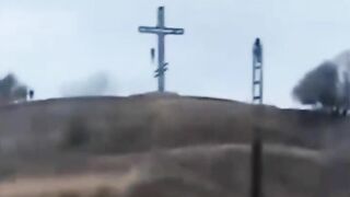 A Man Was Found Hanging From A Cross In Russia!